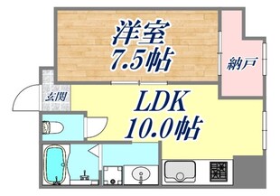 鶯橋マンションの物件間取画像